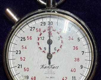 Vintage Original Hanhart Stopwatch in Excellent Condition(Made in Germany)