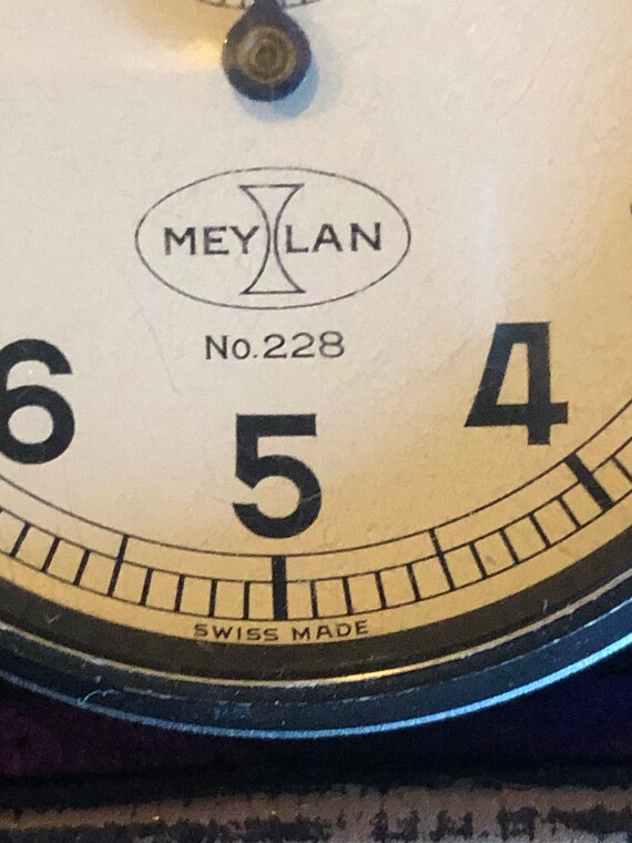 Vintage Original Swiss Meylan Stopwatch in Excell… - image 3