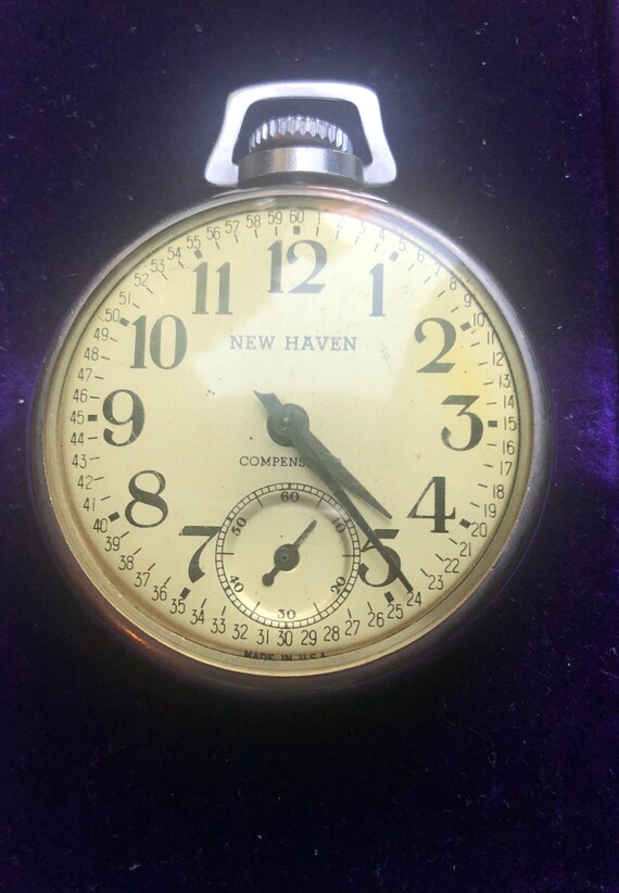 New Haven Pocket Watch Vintage Watch Gem