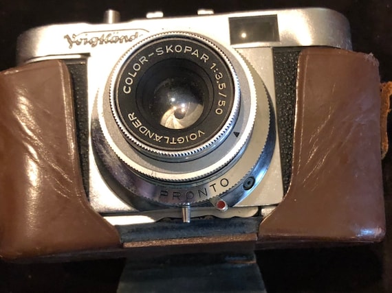 Untested Voigtlander Color Skopar Vito B Camera With Case 1:3.5/50 
