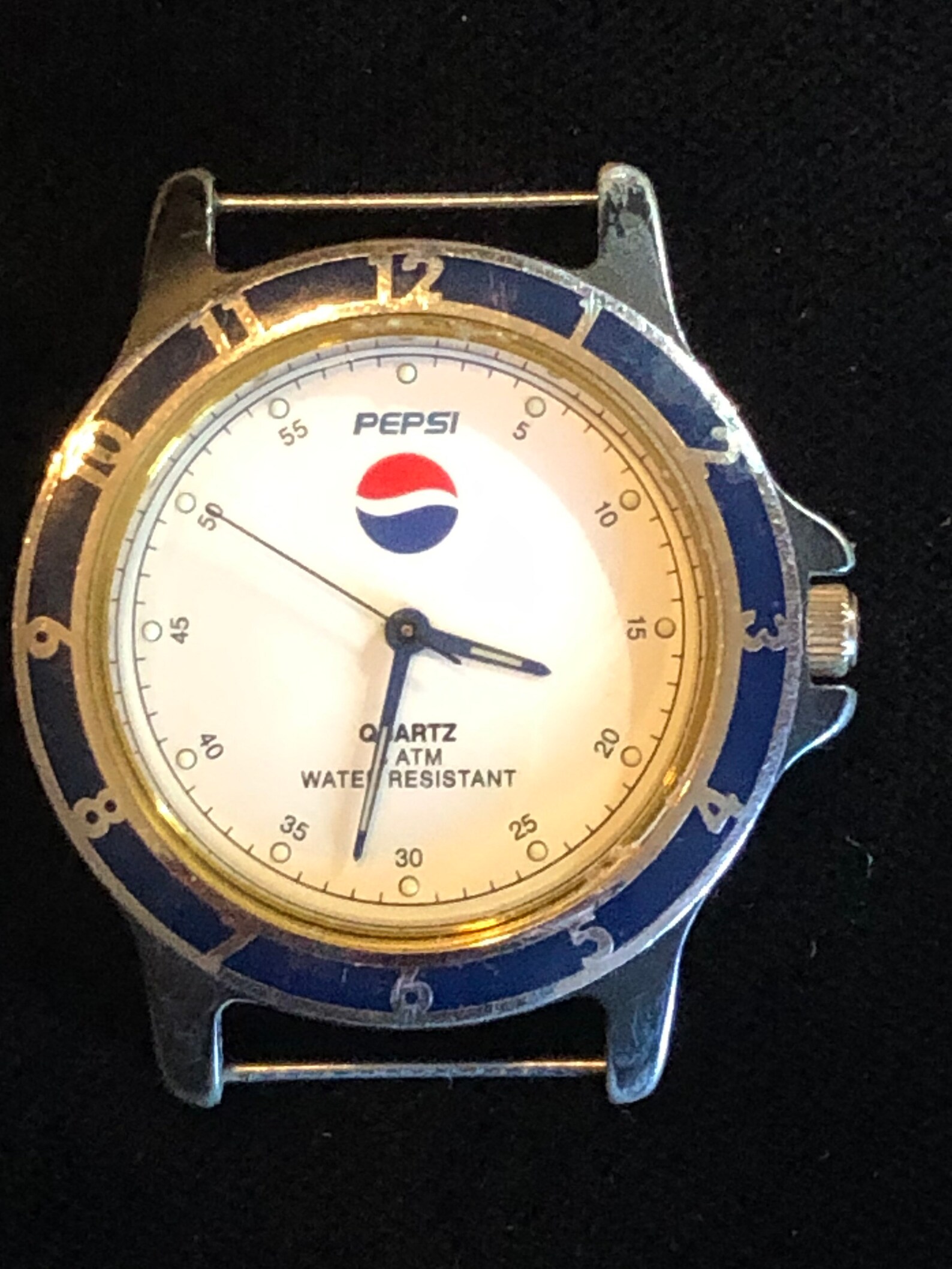 Beautiful Battery Operated Pepsi Watch in Very Good Running Condition