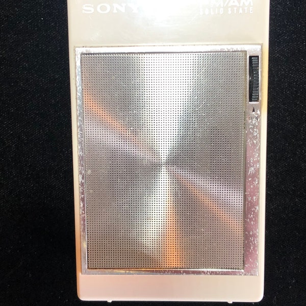 Vintage Original Sony 9 Transistor Radio Model 3F61W (Not Working) AS IS in Excellent Condition Made in Tokyo, Japan