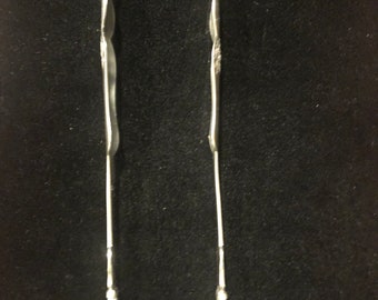 Vintage original Monogrammed Sterling Silver Sugar Tongs from 1800s