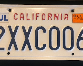 激レア】ライセンスプレート【赤】カリフォルニアHORSELESS 激レア