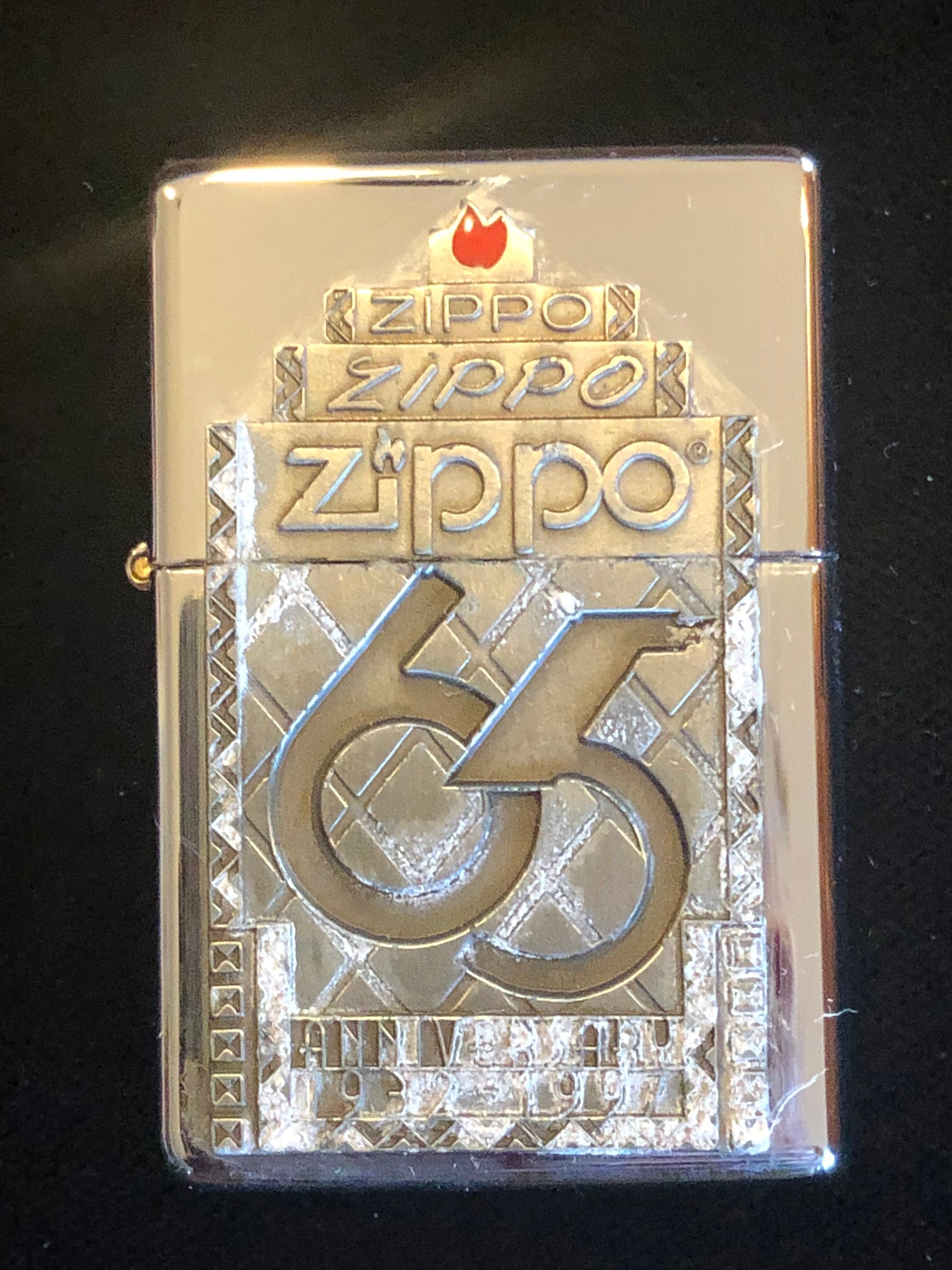 Beautiful Zippo 65th Anniversary Limited Edition Collectible 1932 