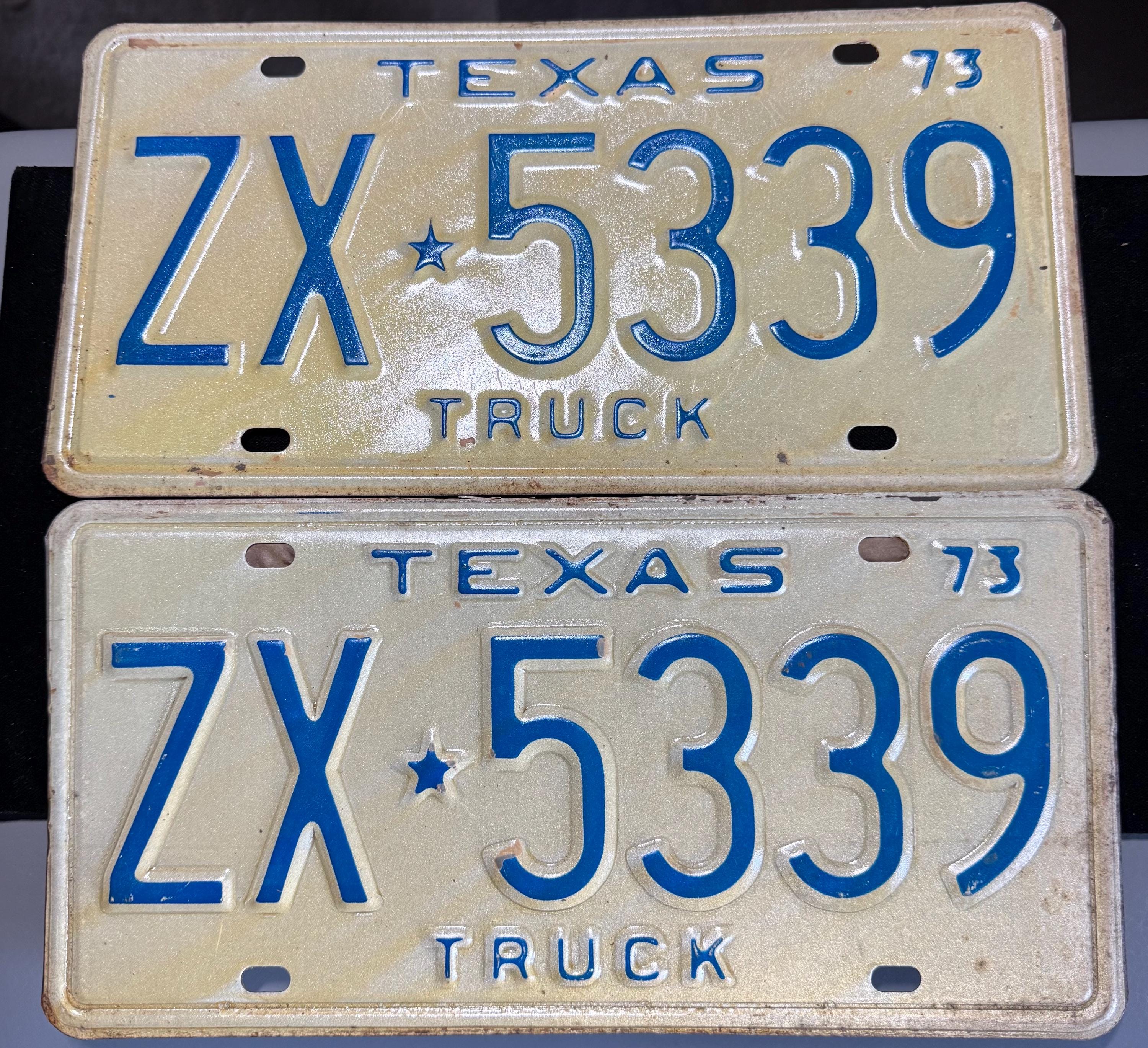 Texas Truck Plates - Etsy