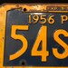 Original Vintage 1956 Pennsylvanie PA permis de pêche résident bouton badge
