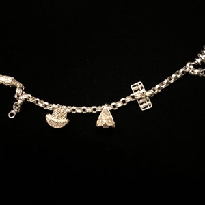 Beautiful Sterling Silver Charm Bracelet
