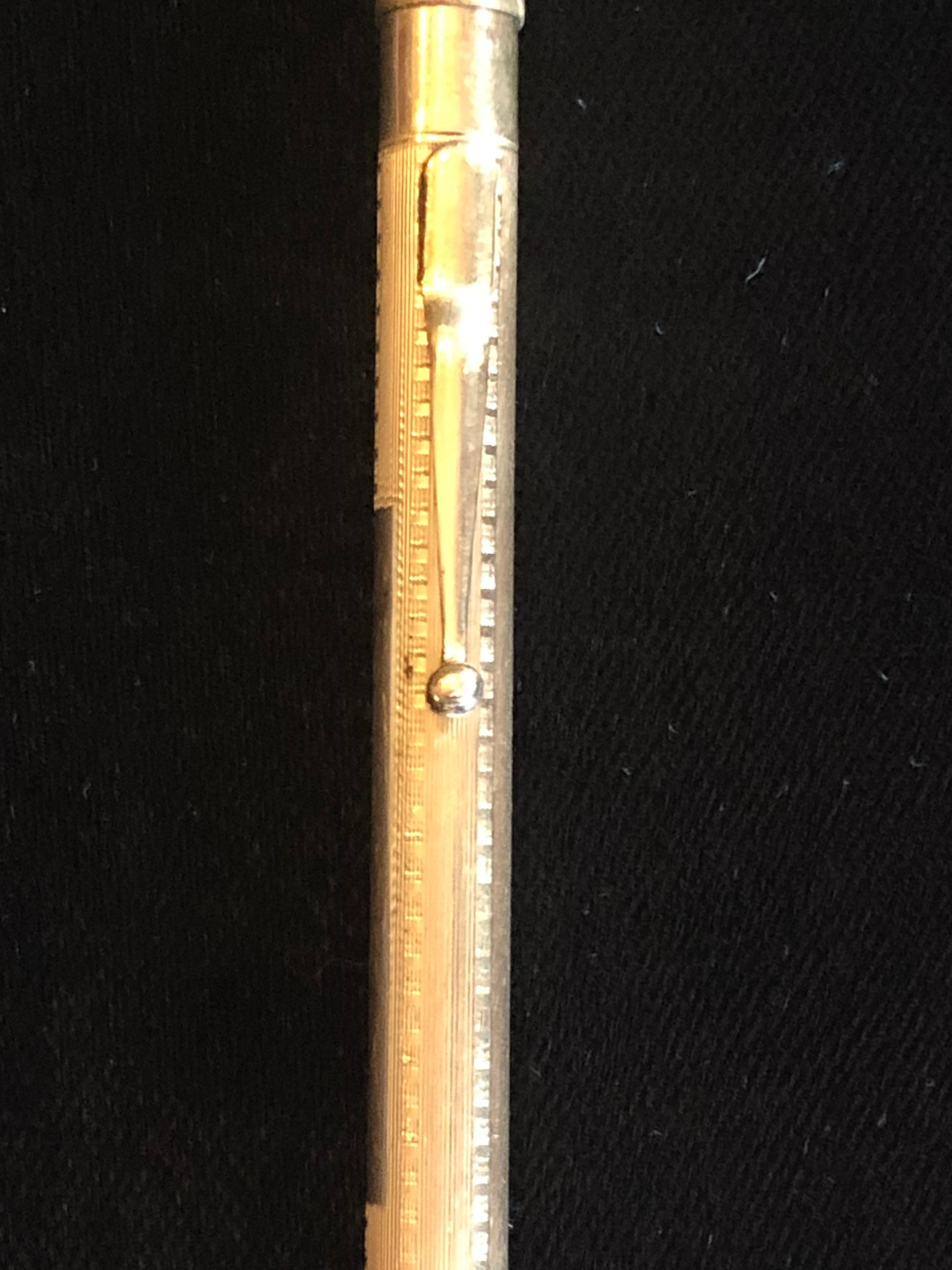 Beautifulgold Filled Art Deco Pencil in Excellent Condition Etsy UK
