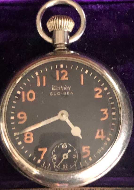 Vintage Original Westclox Glo ben Pocket Watch C.1900s Etsy UK
