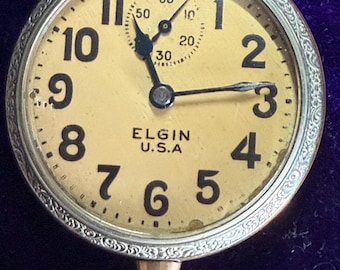 Rare Elgin Sidewinder Pocket Watch C.1911 - Etsy