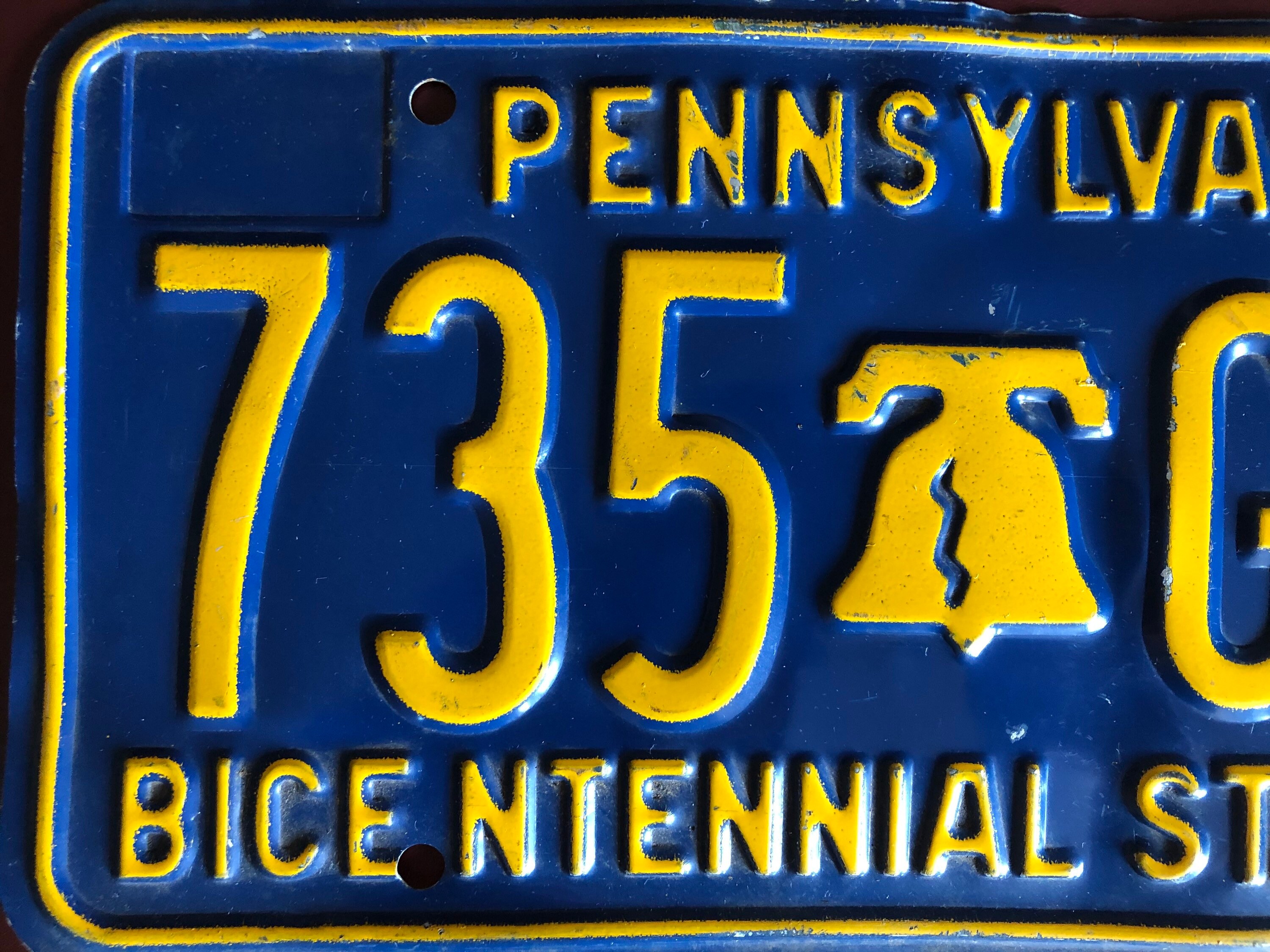 Vieux Permis De Pêche Pennsylvanie 1976 - Bicentennial Liberty Bell, Keystone State