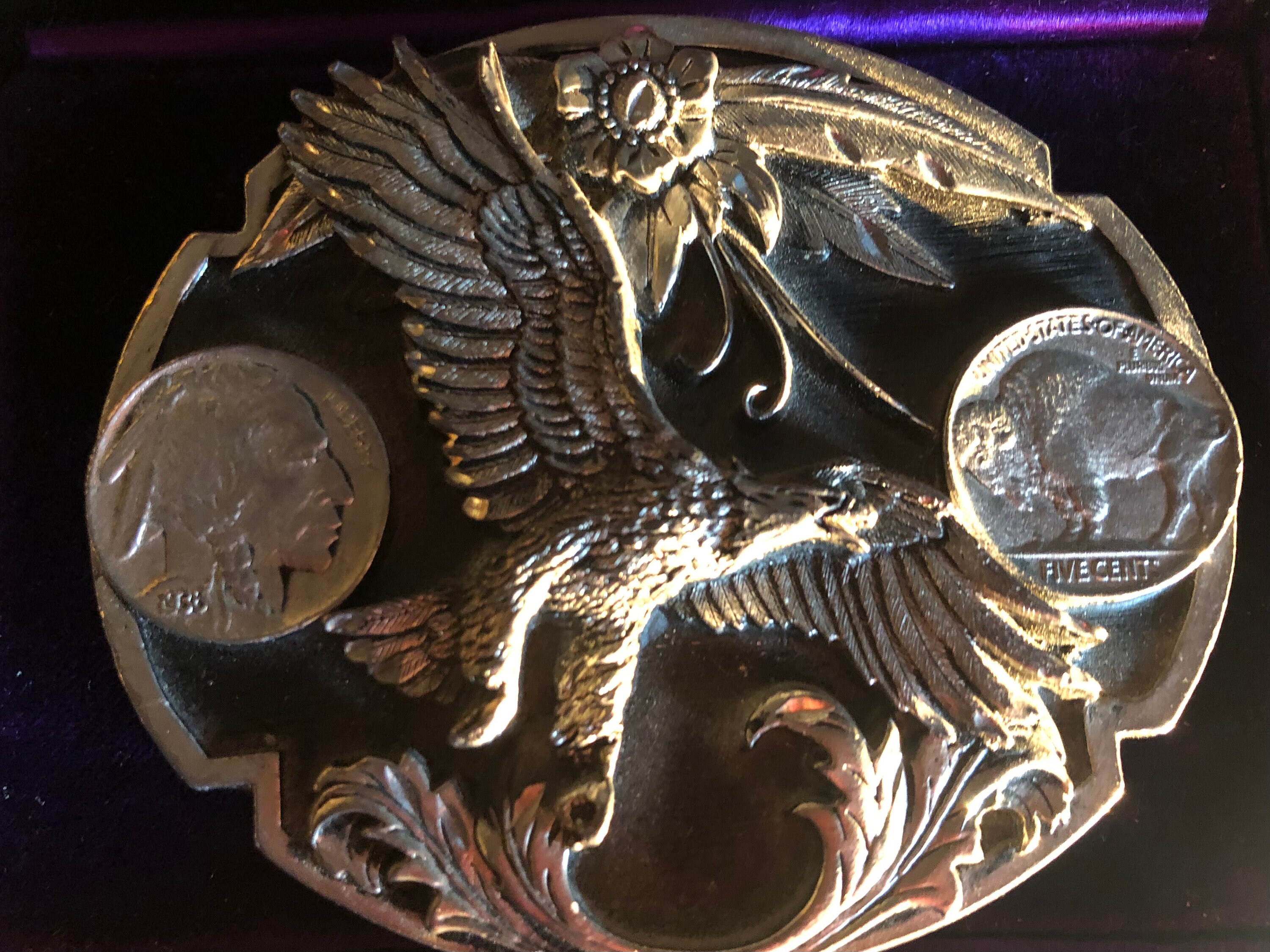 ?1995 Vtg MASON buckle by Siskiyou 1995 Siskiyou Buckle - Etsy main image 3