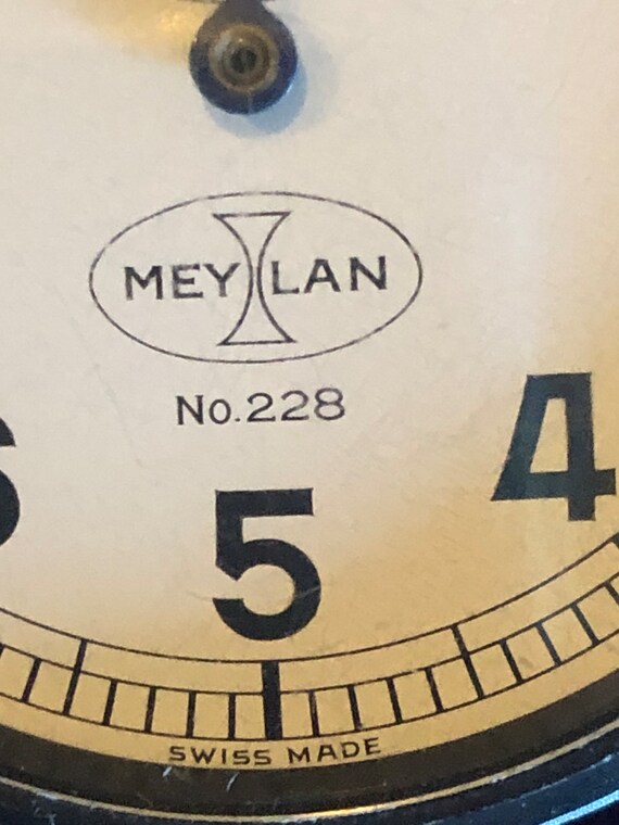 Vintage Original Swiss Meylan Stopwatch in Excell… - image 4