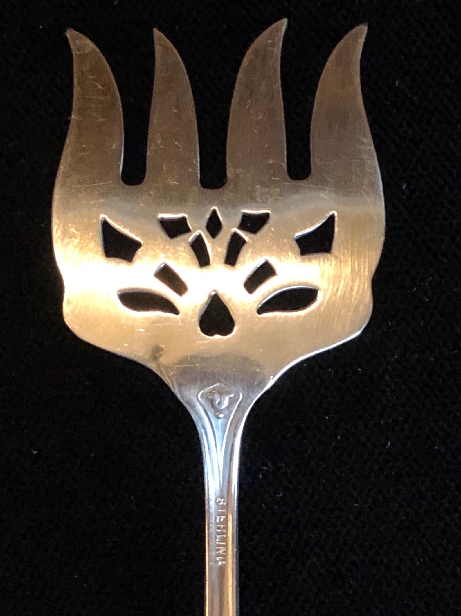 Sterling Silver Sardine Fork Etsy