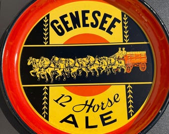 Vintage Original 1930’s Genesee 13 inch beer tray in excellent condition (Rochester,NY)