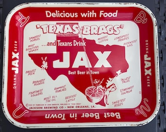 Vintage Jax Beer Tray, Jackson Brewing Co. New Orleans