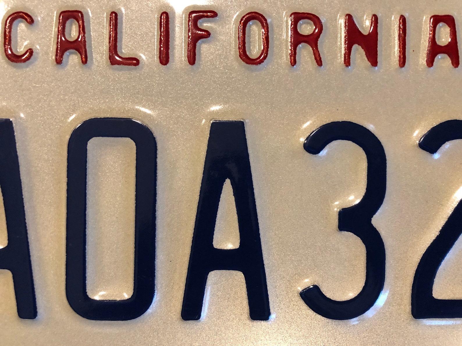 Vintage Original 1990 California License Plate in Mint Etsy