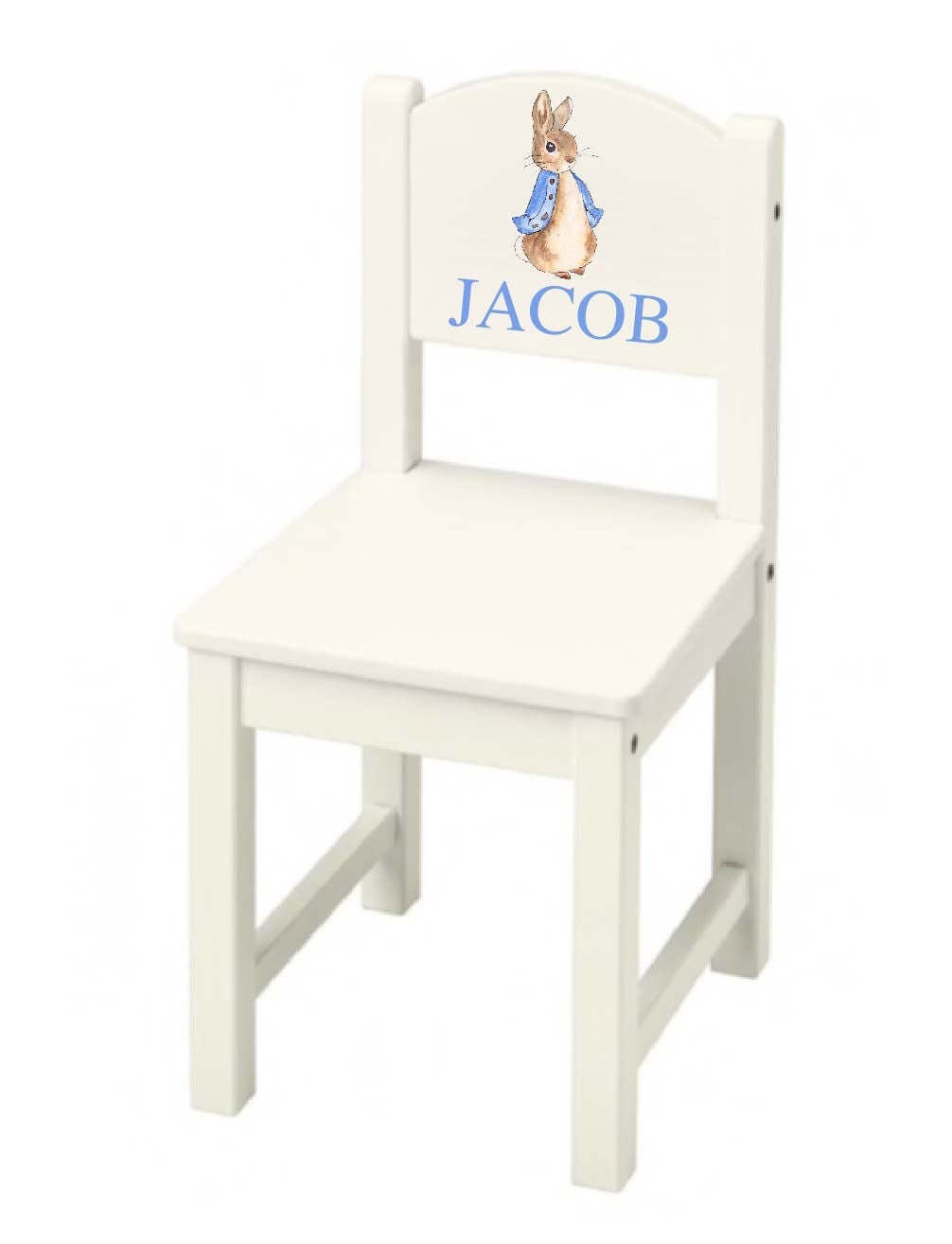 Peter Rabbit Childs Personalised Chair Blue Boy Etsy