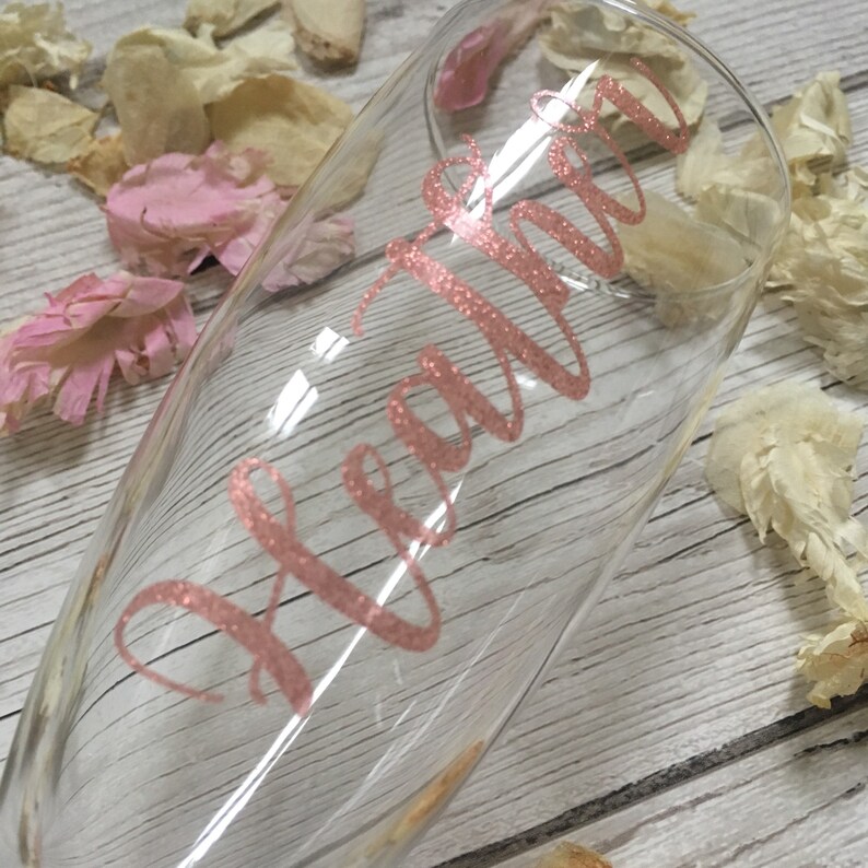Champagne Glass Prosecco Glass Name Glass Personalised Etsy UK