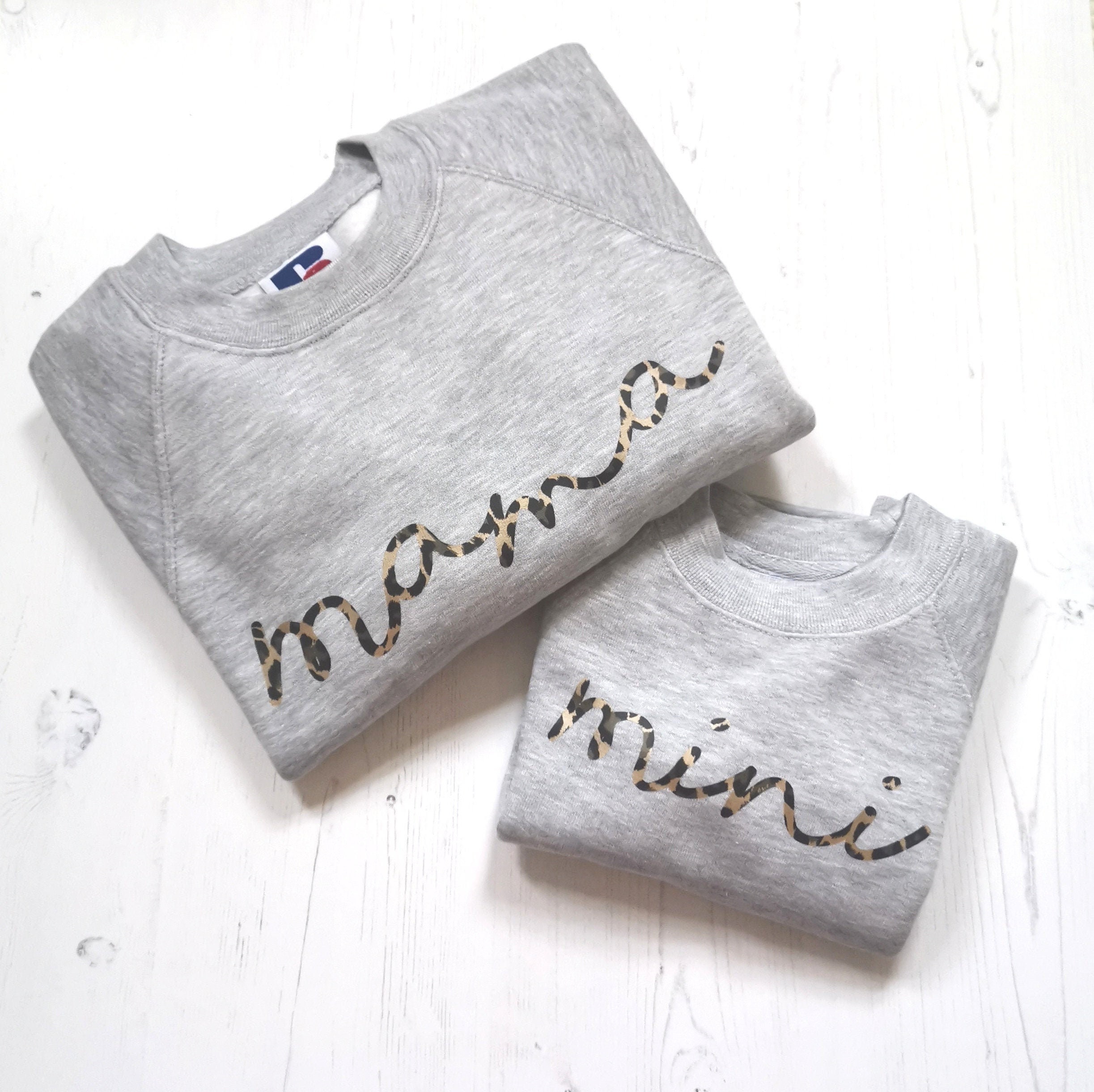 mama jumper leopard print