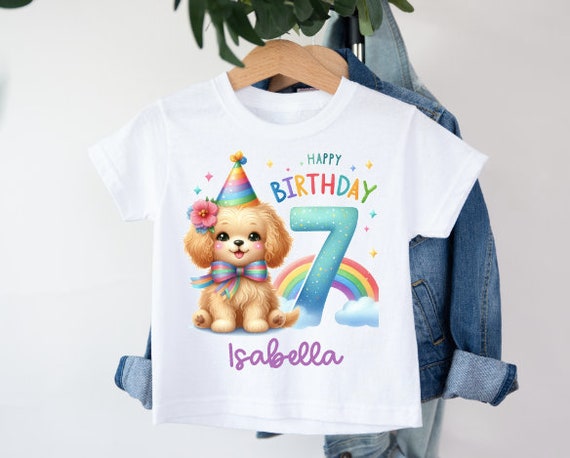 Boys Girls Cute Dogs Birthday Puppy T-Shirt Boys Girls Cute Dogs Birthday Puppy T-Shirt