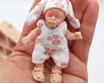 i miei mini vestiti per baby zuru per bambola da 2,5 pollici in scala 1:6 bambola N0 senza letto