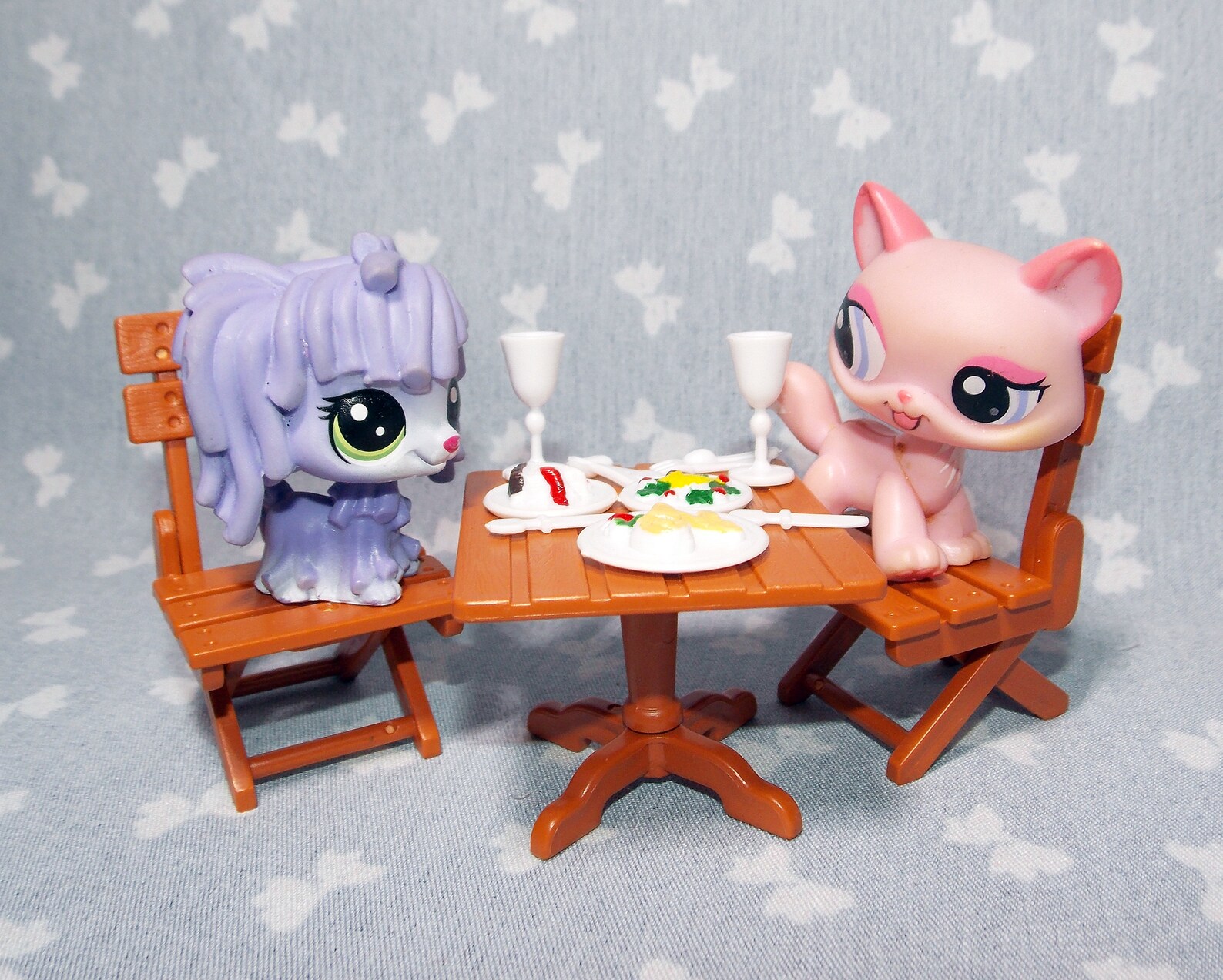 Littlest Pet Shop LPS Big set dining room 10 accessories 3 Etsy