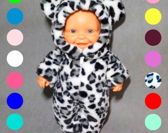 Ropa de muñeca Miniland de 21 cm, ropa de muñeca Paola Reina de 21 cm, peleles, pijamas, traje de oso