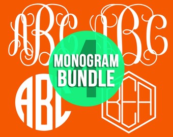 Vine Monogram Svg, Interlocking Monogram, Vine Monogram Font, Monogram Alphabet, Cricut Svg, Silhouette Cut Files, Cut Files, Svg Files