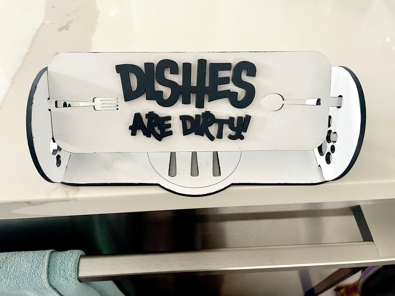 Rotating Dishwasher Sign Dishes Are Dirty/ Dishes Are Clean Etsy
