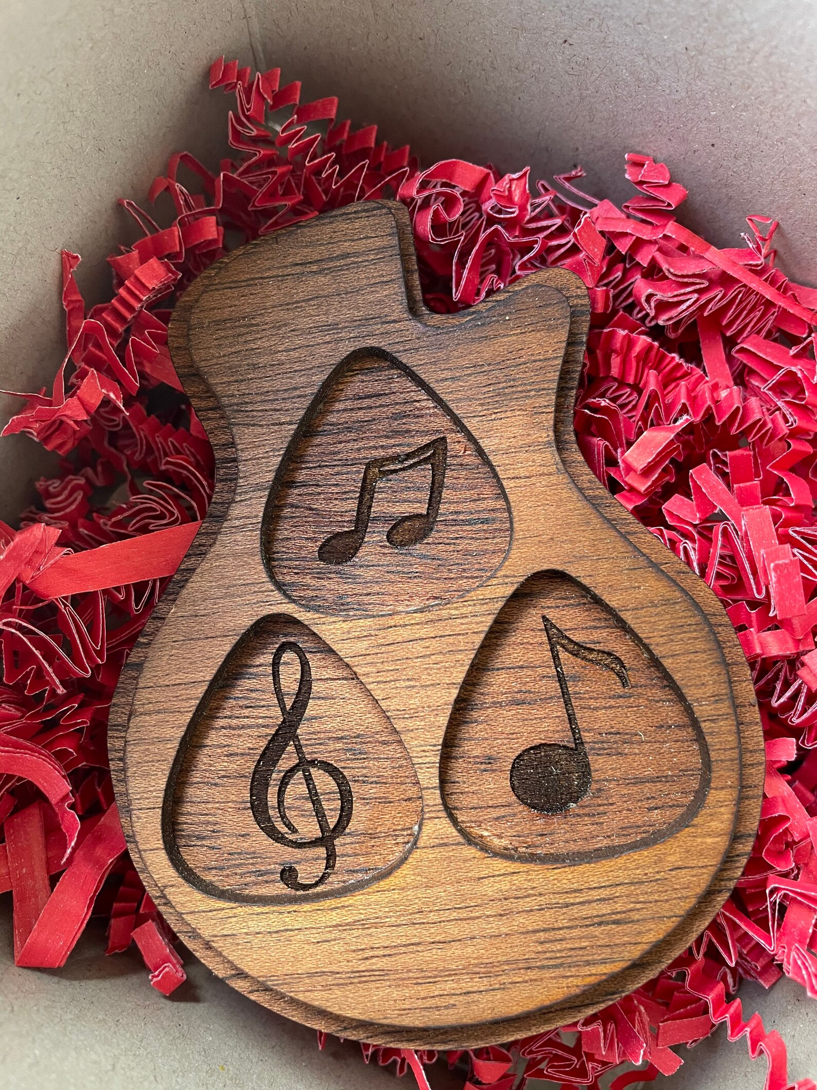 Personalized Guitar Pick Box Guitar Themed Gift Guitar Pick Etsy