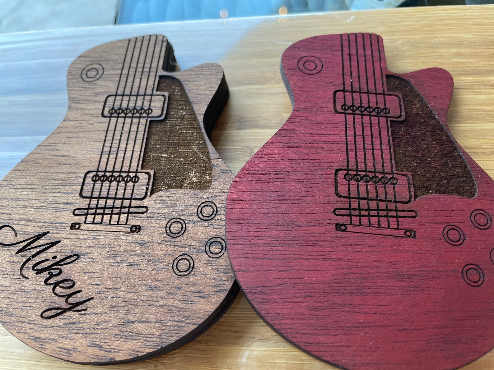 Personalized Guitar Pick Box Guitar Themed Gift Guitar Pick Etsy