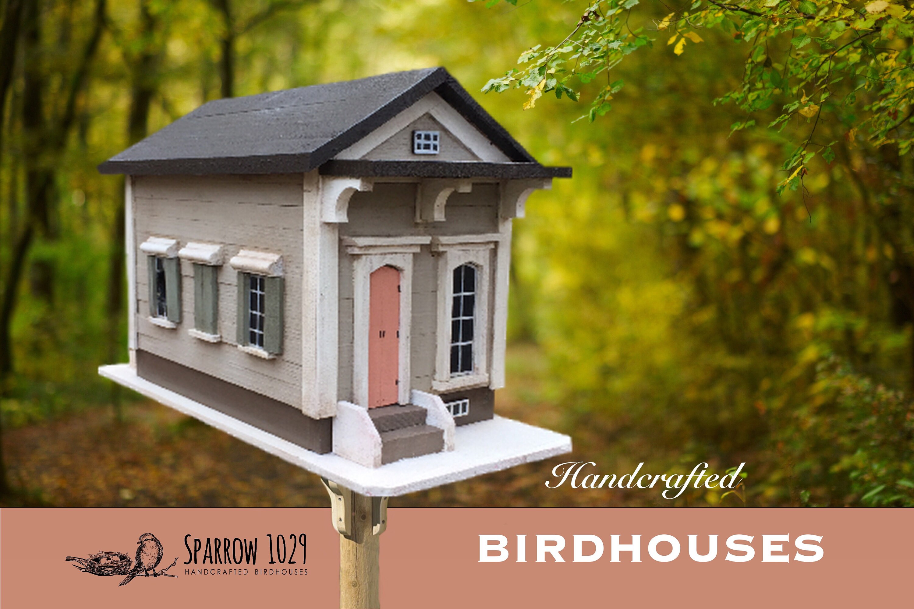 Casa de pájaro única hecha a mano / Nueva Orleans casa de la | Etsy