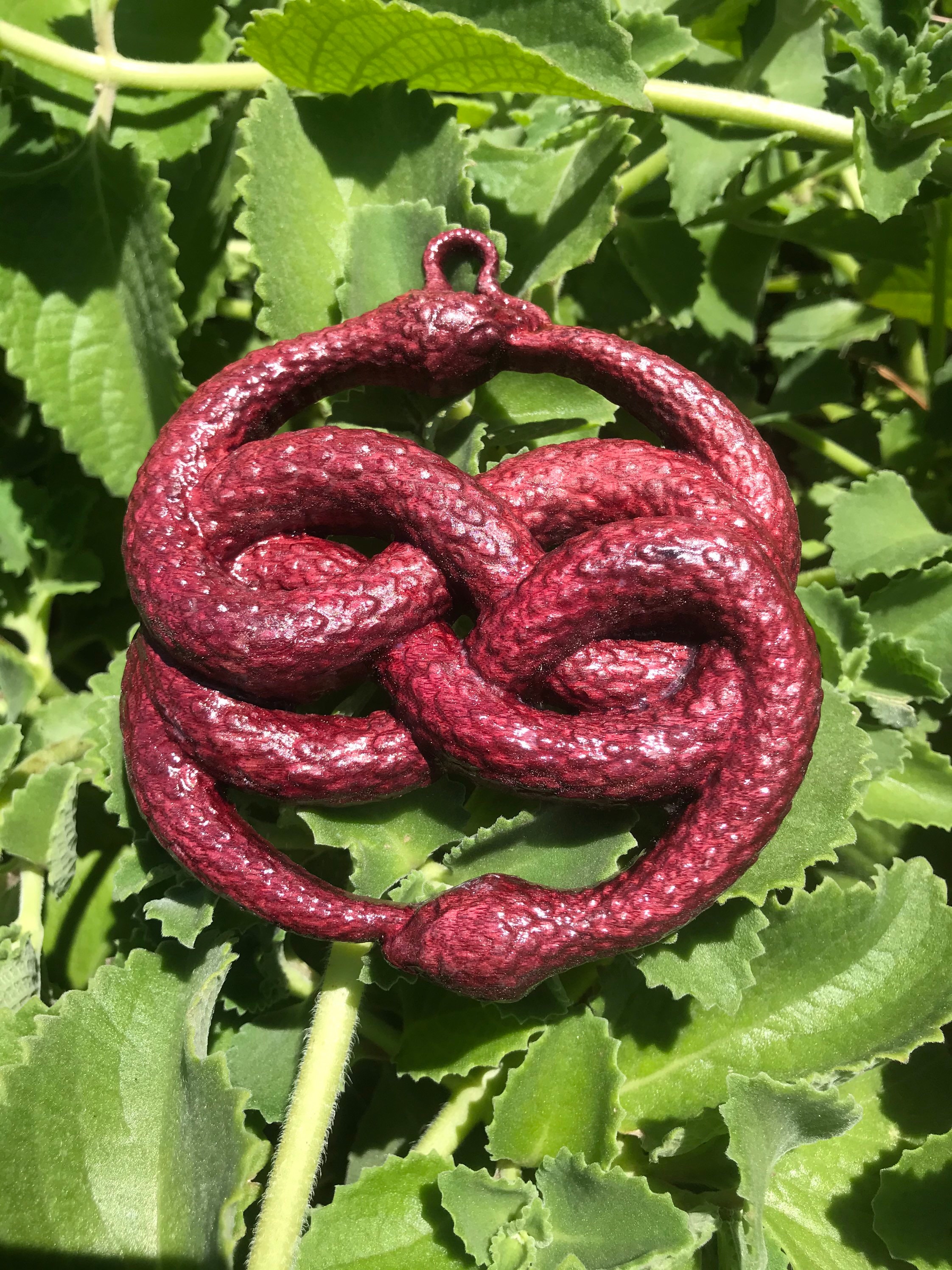 AurynInspired Purple Heart wood carving. Precious wood The Etsy