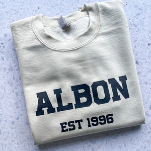 Alex Albon Sweatshirt, University Sweatshirt, Driver Sweatshirt