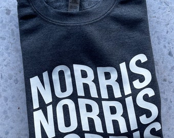 Lando Norris Wavy Sweatshirt: Racing Fan Apparel