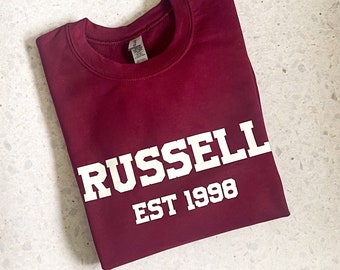 George Russell Sweatshirt, University Sweatshirt, Driver Sweatshirt