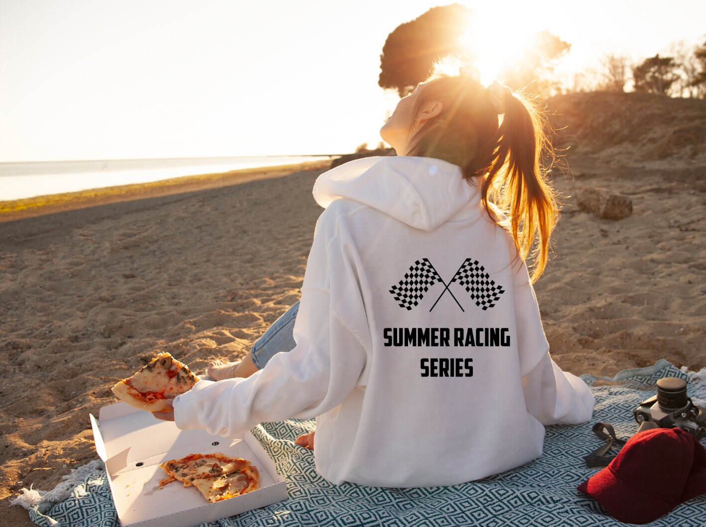 Summer Racing Series Hoodie - Motorsport Fan Sweatshirt