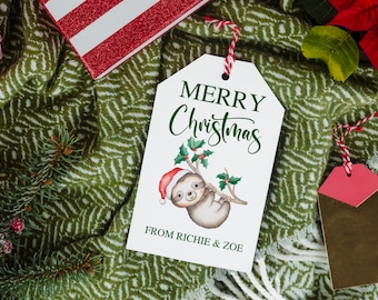 Custom Printed Christmas Gift Tags, Christmas Tags, Swing Tags, Christmas Gift Tags, Personalised Christmas Tags, Custom Christmas Gift Tags