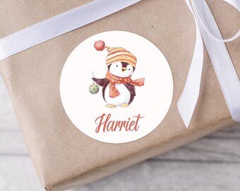 Merry Christmas stickers, personalised Christmas stickers, custom Christmas stickers, Christmas labels, Christmas gift stickers