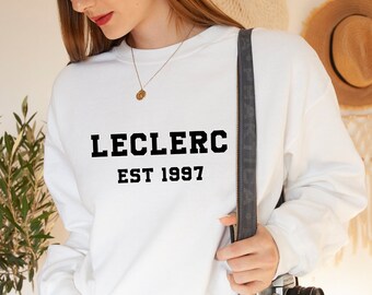 Charles Leclerc Sweatshirt Sweat-shirt Université - Etsy France