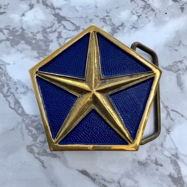 Chrysler Belt Buckle Etsy