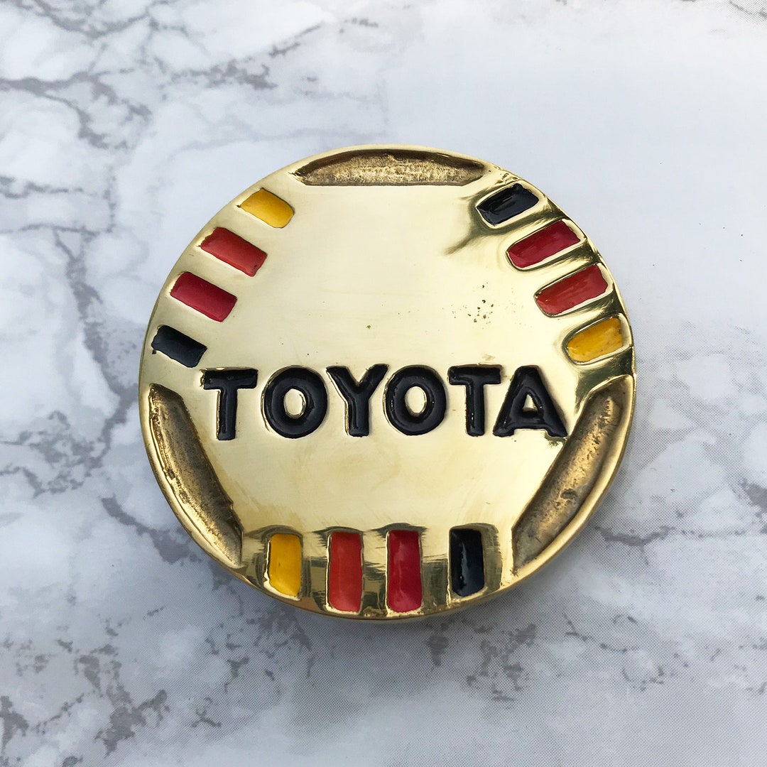 ⭐︎BARON BUCKLEバックル⭐︎ Baron Buckle Datsun ZX Enamel & Solid Brass Belt Buckle 1983