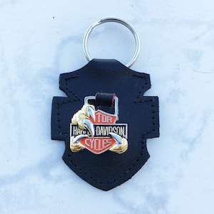 Vintage Harley Davidson Eagle Claw Keychain 1991 Solid Copper Baron
