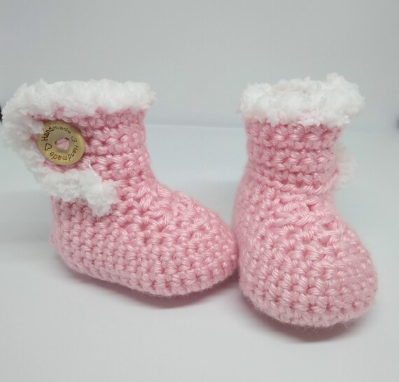 Baby bootee ugg boots with fake 