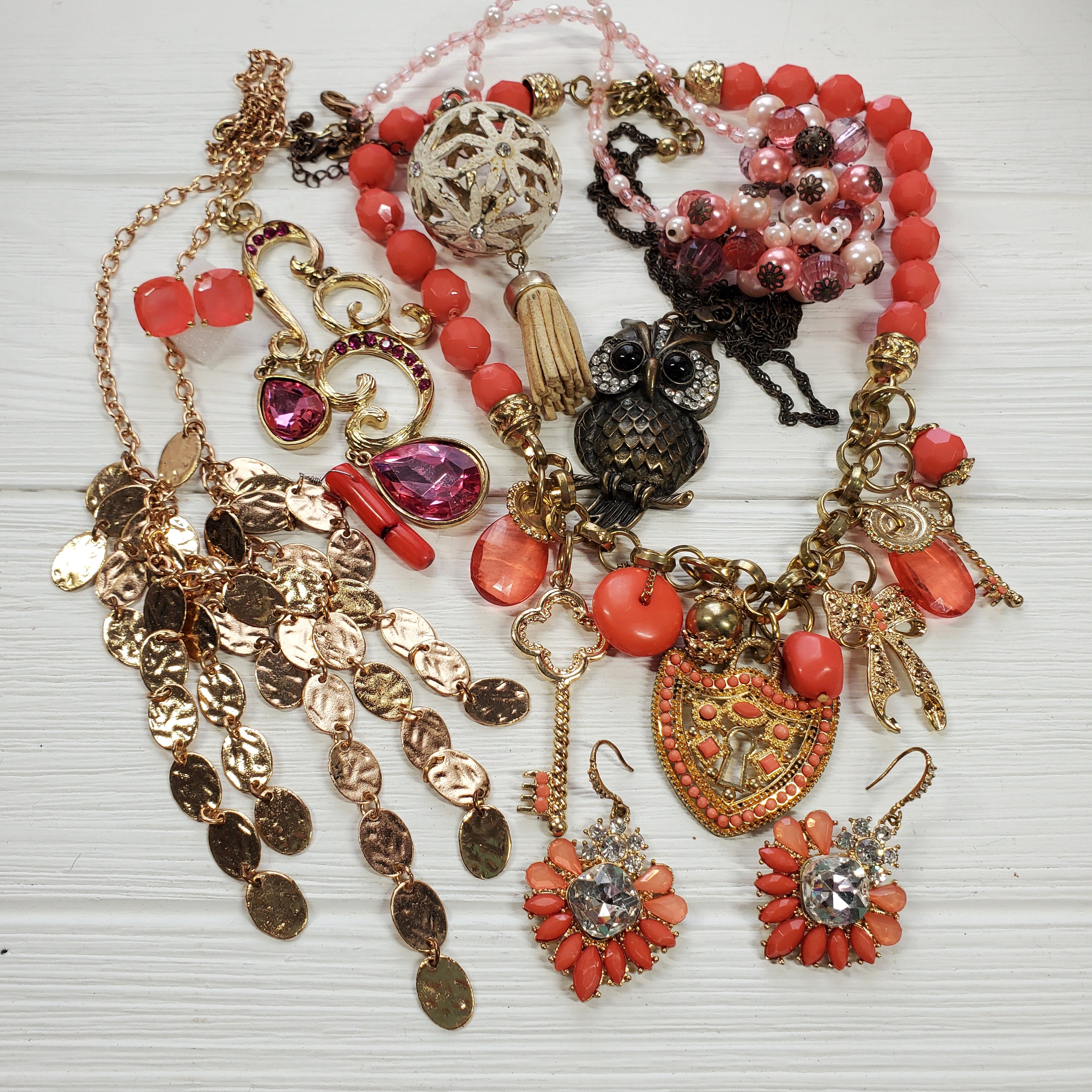 Vintage Junk Jewelry Lot Lot Craft Junk Wear Resale Tangled Crafting Vintage Junk Jewelry Lot Lot Craft Junk Wear Resale Tangled Crafting