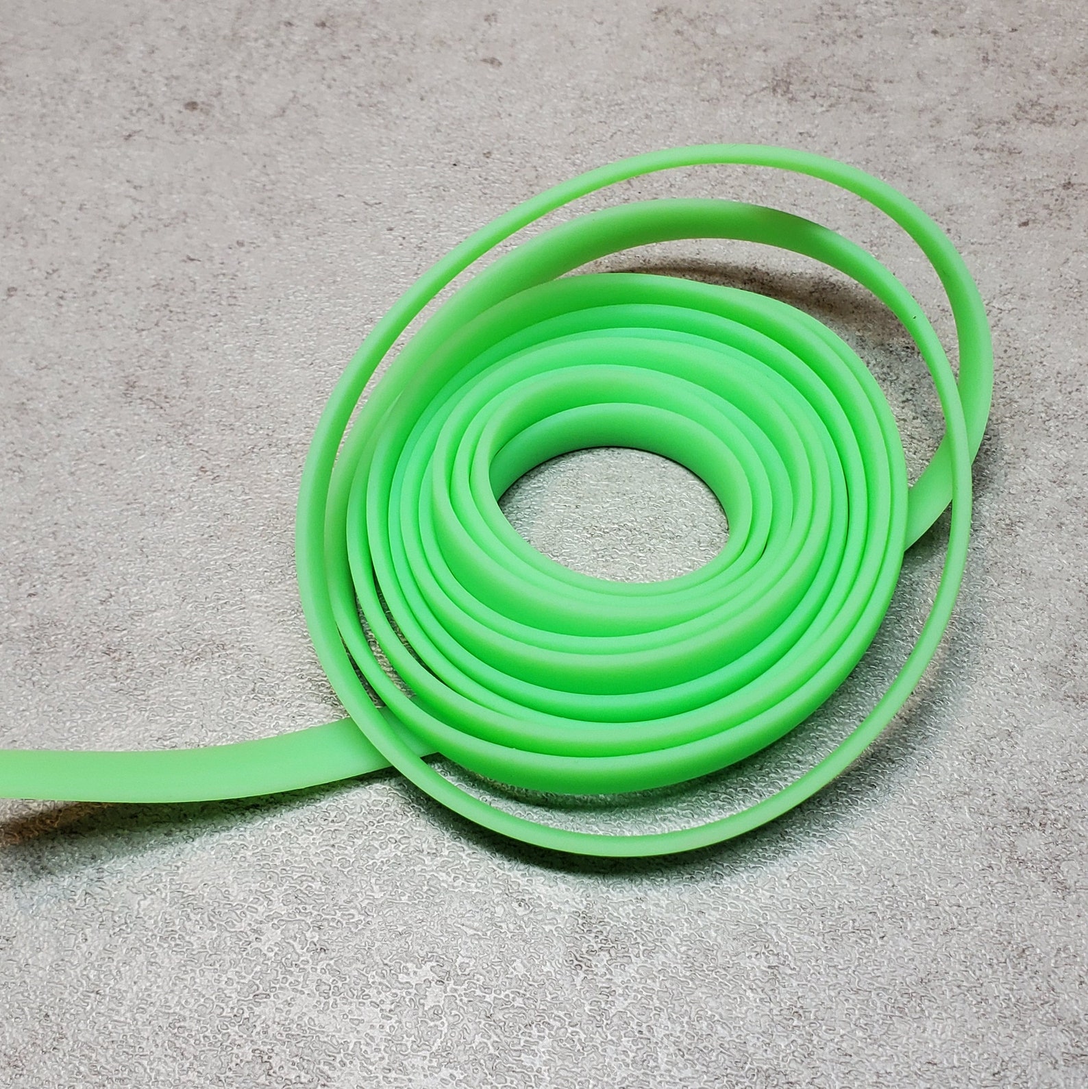 Purple Flat rubber cord 10mm wide 2mm thick PVC Flex strip Etsy