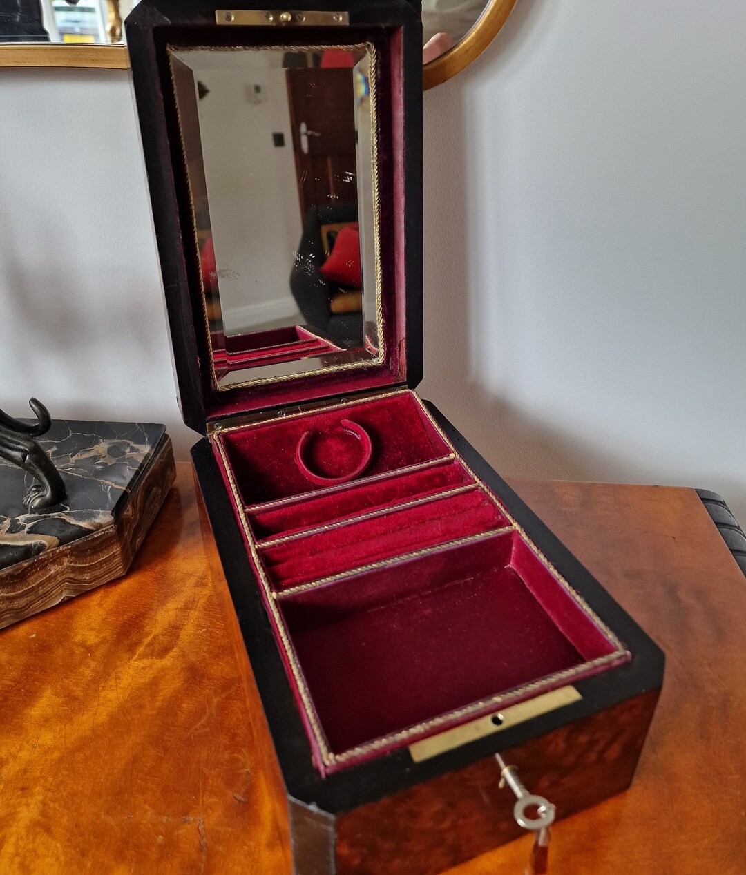 アンティーク フランス ナポレオン3世 宝石箱 – 寄木細工 - Etsy 日本