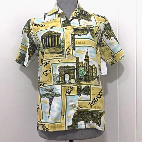1960’s Cotton Paris Blouse